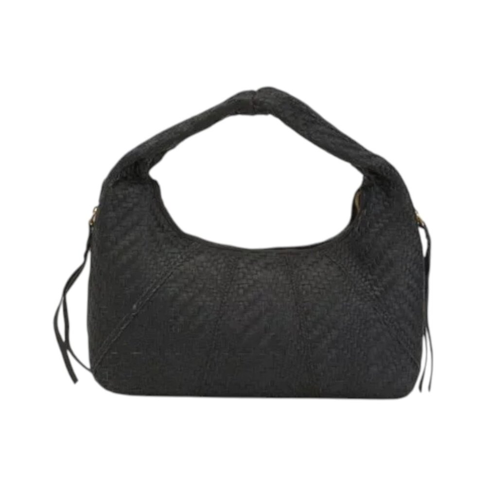AIMEE KESTENBERG Black Leather Chelsea Hobo